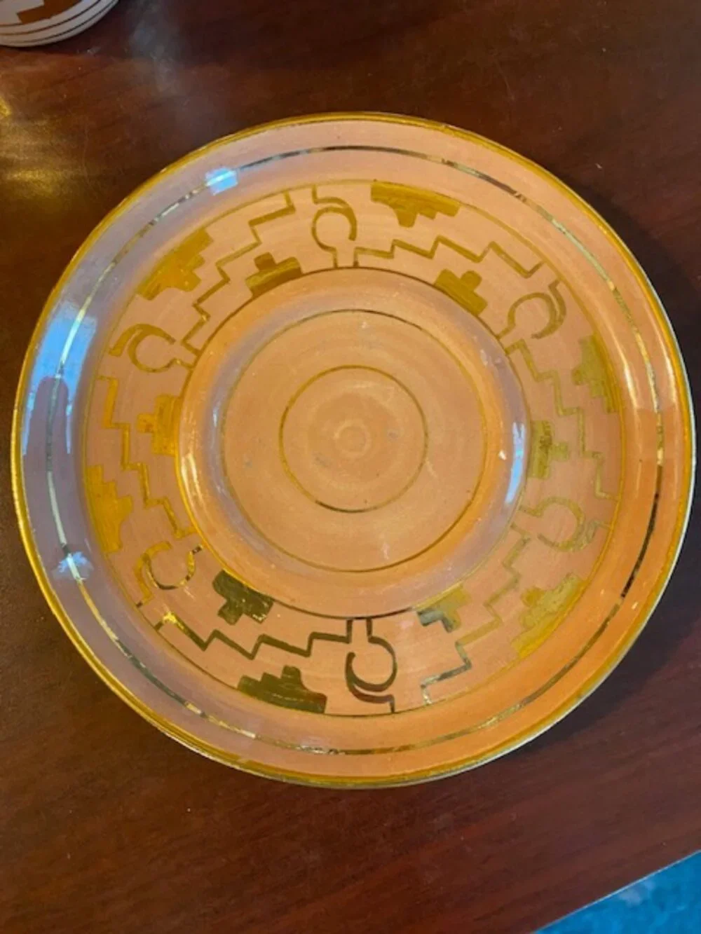 Antique Oaxaca Mexico Teacup and Saucer Signed Brena!